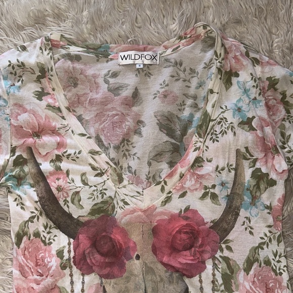 Lot of 4 defined shirts size small Wildfox KAIN LABEL Splendid Chaser LA - Picture 3 of 14